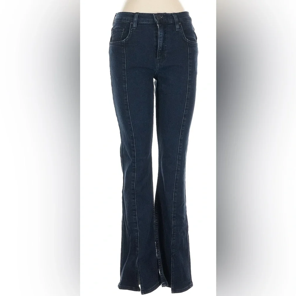 🌙 Hudson Dark Wash Split-Hem Boot cut Jeans – Sculpting Fit – Size 28 - Picture 6 of 8